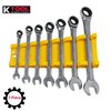 K-Tool International Fractional Ratcheting Wrench Set, 7 pcs. KTI-45400